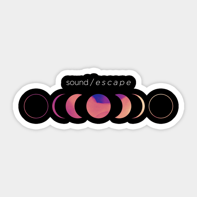 Phases Sticker by soundescapeMN